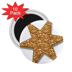 Star Glitter 2 25  Magnets (10 Pack)  by Nexatart