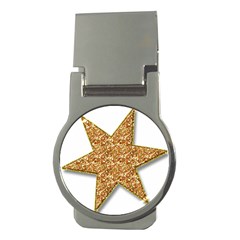 Star Glitter Money Clips (round)  by Nexatart