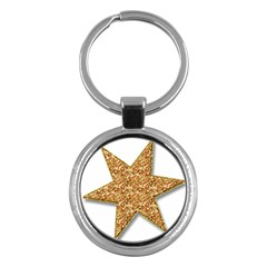 Star Glitter Key Chains (round)  by Nexatart