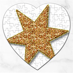 Star Glitter Jigsaw Puzzle (heart) by Nexatart