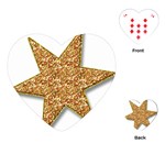 Star Glitter Playing Cards (Heart)  Front