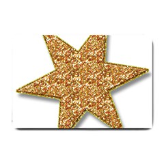 Star Glitter Small Doormat  by Nexatart