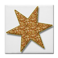 Star Glitter Face Towel by Nexatart