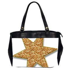 Star Glitter Office Handbags (2 Sides)  by Nexatart