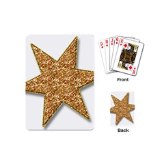 Star Glitter Playing Cards (mini)  by Nexatart