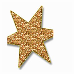 Star Glitter Small Garden Flag (two Sides) by Nexatart