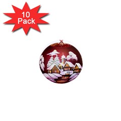 Christmas Decor Christmas Ornaments 1  Mini Magnet (10 Pack)  by Nexatart