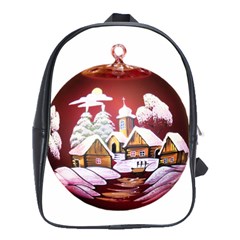 Christmas Decor Christmas Ornaments School Bags(large)  by Nexatart