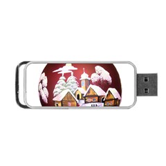 Christmas Decor Christmas Ornaments Portable Usb Flash (two Sides) by Nexatart