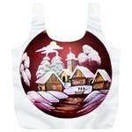 Christmas Decor Christmas Ornaments Full Print Recycle Bags (L)  Front