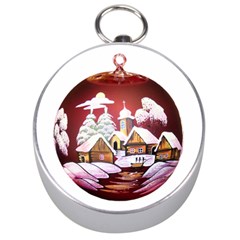 Christmas Decor Christmas Ornaments Silver Compasses by Nexatart