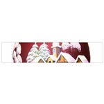 Christmas Decor Christmas Ornaments Flano Scarf (Small) Back