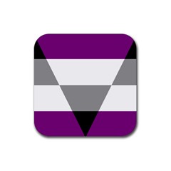 Aegosexual Autochorissexual Flag Rubber Coaster (square) 