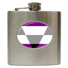 Aegosexual Autochorissexual Flag Hip Flask (6 Oz) by Mariart