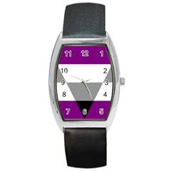 Aegosexual Autochorissexual Flag Barrel Style Metal Watch by Mariart