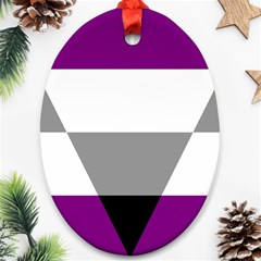 Aegosexual Autochorissexual Flag Oval Ornament (two Sides) by Mariart