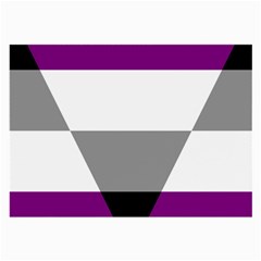 Aegosexual Autochorissexual Flag Large Glasses Cloth by Mariart