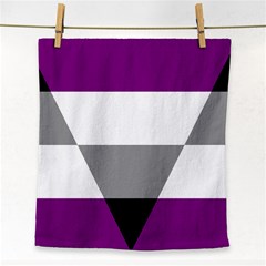 Aegosexual Autochorissexual Flag Face Towel by Mariart