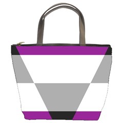 Aegosexual Autochorissexual Flag Bucket Bags