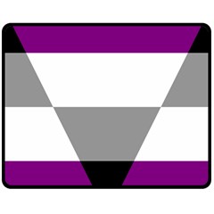 Aegosexual Autochorissexual Flag Fleece Blanket (medium)  by Mariart