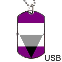 Aegosexual Autochorissexual Flag Dog Tag Usb Flash (one Side)