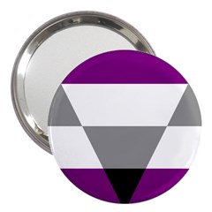 Aegosexual Autochorissexual Flag 3  Handbag Mirrors by Mariart