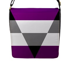 Aegosexual Autochorissexual Flag Flap Messenger Bag (l)  by Mariart