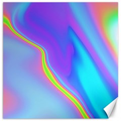 Aurora Color Rainbow Space Blue Sky Purple Yellow Canvas 16  X 16   by Mariart