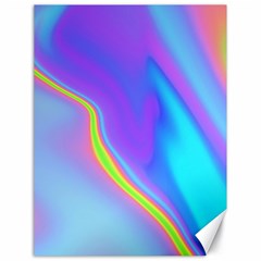 Aurora Color Rainbow Space Blue Sky Purple Yellow Canvas 18  X 24   by Mariart