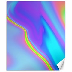 Aurora Color Rainbow Space Blue Sky Purple Yellow Canvas 20  X 24  