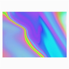 Aurora Color Rainbow Space Blue Sky Purple Yellow Large Glasses Cloth