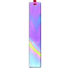 Aurora Color Rainbow Space Blue Sky Purple Yellow Large Book Marks