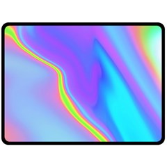 Aurora Color Rainbow Space Blue Sky Purple Yellow Double Sided Fleece Blanket (large)  by Mariart