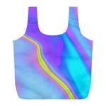 Aurora Color Rainbow Space Blue Sky Purple Yellow Full Print Recycle Bags (L)  Front