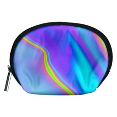 Aurora Color Rainbow Space Blue Sky Purple Yellow Accessory Pouches (medium) 