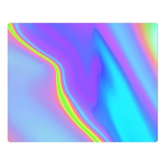 Aurora Color Rainbow Space Blue Sky Purple Yellow Double Sided Flano Blanket (large)  by Mariart