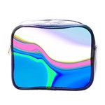 Aurora Color Rainbow Space Blue Sky Purple Yellow Green Mini Toiletries Bags Front