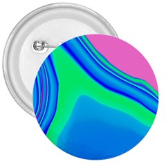 Aurora Color Rainbow Space Blue Sky 3  Buttons