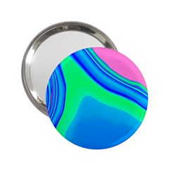 Aurora Color Rainbow Space Blue Sky 2 25  Handbag Mirrors