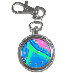 Aurora Color Rainbow Space Blue Sky Key Chain Watches by Mariart