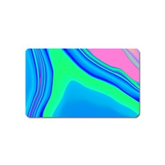 Aurora Color Rainbow Space Blue Sky Magnet (name Card)