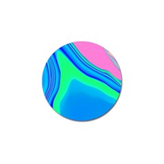 Aurora Color Rainbow Space Blue Sky Golf Ball Marker by Mariart