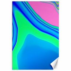 Aurora Color Rainbow Space Blue Sky Canvas 12  X 18   by Mariart