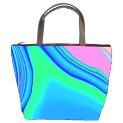 Aurora Color Rainbow Space Blue Sky Bucket Bags by Mariart