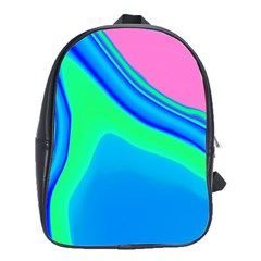 Aurora Color Rainbow Space Blue Sky School Bags(large)  by Mariart