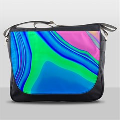 Aurora Color Rainbow Space Blue Sky Messenger Bags by Mariart