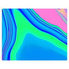 Aurora Color Rainbow Space Blue Sky Double Sided Flano Blanket (medium)  by Mariart