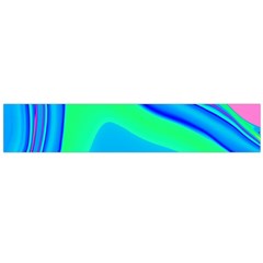 Aurora Color Rainbow Space Blue Sky Flano Scarf (large)