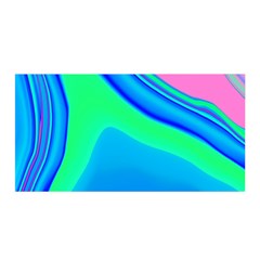 Aurora Color Rainbow Space Blue Sky Satin Wrap