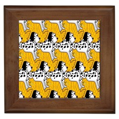 Animals Cat Dog Dalmation Framed Tiles